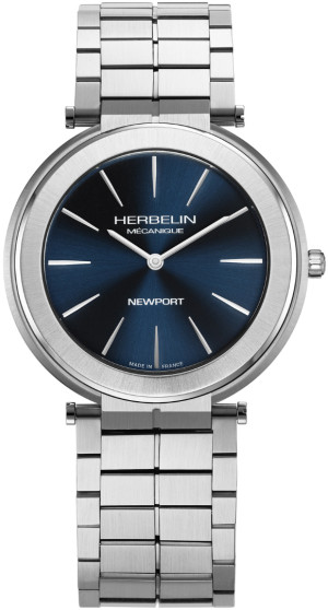 Zegarek Herbelin 1222B15S / Newport Slim Mechanical / męski