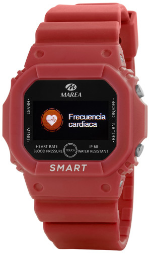 Zegarek Marea B60002/3 / Smartwatch Marea 43mm Czerwony / unisex