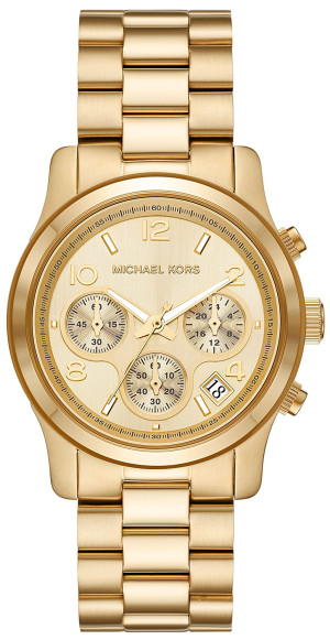 Zegarek Michael Kors MK7323 / RUNWAY Gold Stainless Steel 38mm / damski