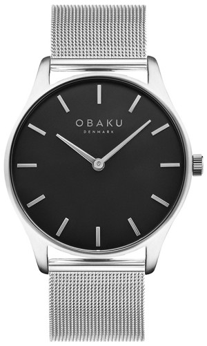 Zegarek Obaku Denmark V260GXCBMC / Tang - Onyx - Aros Design House / męski