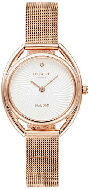 Zegarek Obaku Denmark V286LXVIMV / Juvel - Rose / damski