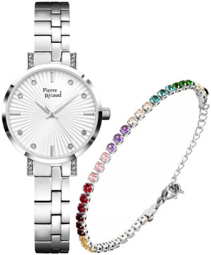 Zegarek Pierre Ricaud P21017.5193QZ157.5MZ / Lady Watch Classic Gift Set / damski