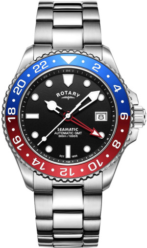 Zegarek Rotary GB04378/95 / Seamatic 300 GMT Automatic / męski
