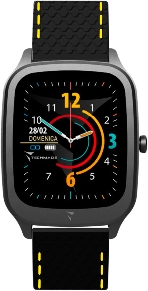 Zegarek Techmade TM-VISIONB-BKSY / Vision Black Yellow / unisex