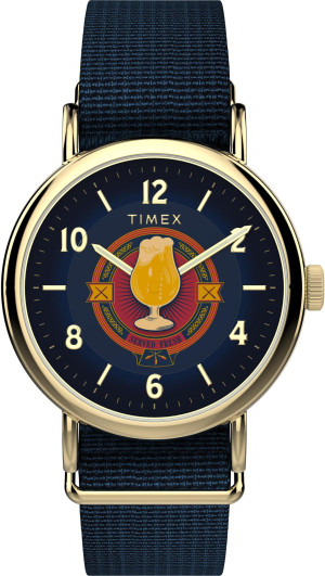 Zegarek Timex TW2Y76100 / Harry Potter x Timex Weekender Butterbeer 40mm Fabric Strap Watch / męski