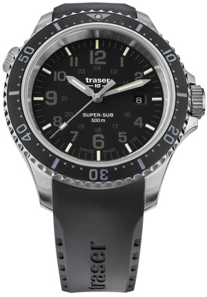 Zegarek Traser TS-109377 / P67 SuperSub Black / męski / pasek