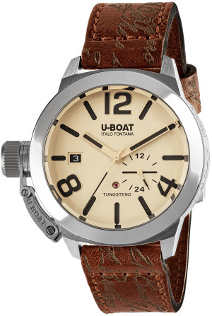 Zegarek U-BOAT 8892 / CLASSIC 42 TUNGSTENO BEIGE / męski