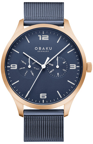 Zegarek Obaku Denmark V249GMVLML / Ask - Ocean - Christian Mikkelsen / męski
