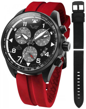 Zegarek Vostok Europe 6S30-325C744SR / Space Race Full Black Chrono / męski