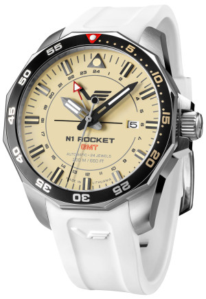 Zegarek Vostok Europe NH34-225A713SW / Rocket N-1 Automatic GMT / męski