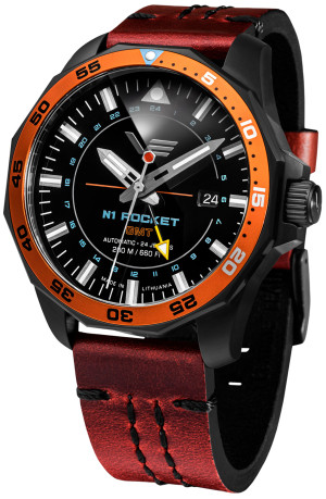 Zegarek Vostok Europe NH34-225C714 / Rocket N-1 Automatic GMT / męski