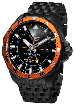 Zegarek Vostok Europe NH34-225C714B / Rocket N-1 Automatic GMT / męski