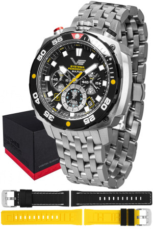 Zegarek Vostok Europe VK67-650E725B / Systema Periodicum Sulfur / męski