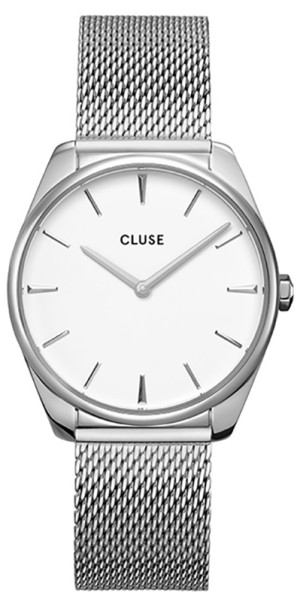 Zegarek Cluse CW0101212001 / Mesh Silver White / damski / bransoleta