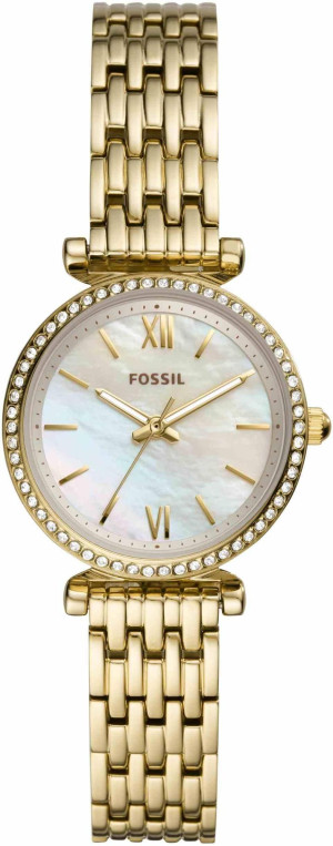 Zegarek Fossil ES4735 / CARLIE MINI Gold Stainless Steel 28mm / damski
