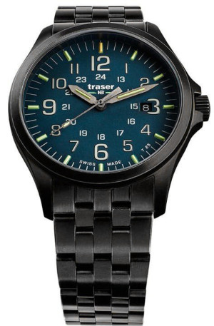Zegarek Traser TS-108739 / P67 OfficerGun Blue / męski / bransoleta