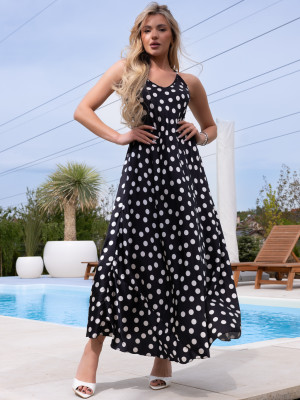 SUKIENKA Prosta Pasuje na Rozmiary S M L XL PAOLA - czarny