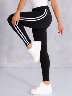 Spodnie dresowe legginsy - czarne