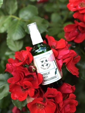 Naturalny Hydrolat z Róży Damasceńskiej - Cztery Szpaki