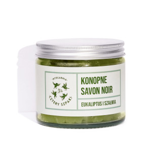 Naturalne Konopne Mydło SAVON NOIR - Cztery Szpaki