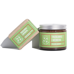 Zestaw Truskawka i Werbena (Mydło + Peeling) - Cztery Szpaki