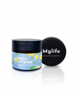 Naturalny Dezodorant w Kremie MIĘTA CYTRYNA - Mglife