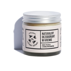 Naturalny Dezodorant w Kremie CEDR I PACZULA - Cztery Szpaki