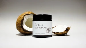 Naturalna Świeca Rzepakowa KOKOSOWA - Mglife