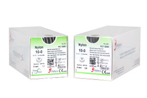 Nici, szwy niewchłanialne nylon, mikrochirurgiczne, okulistyczne NYLON Black