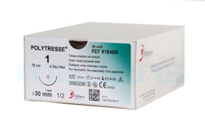Nici, szwy chirurgiczne niewchłanialne, poliester POLYTRESSE®