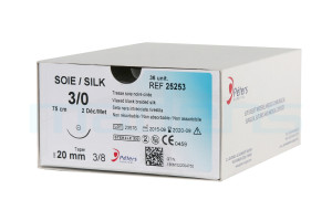 Nici, szwy chirurgiczne niewchłanialne jedwabne - SILK