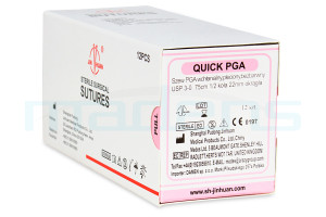 Nici, szwy chirurgiczne wchłanialne PGA Quick