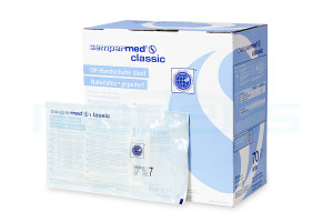 Rękawiczki chirurgiczne sterylne lateksowe pudrowane S, M, L (10 par) Sempermed® Classic