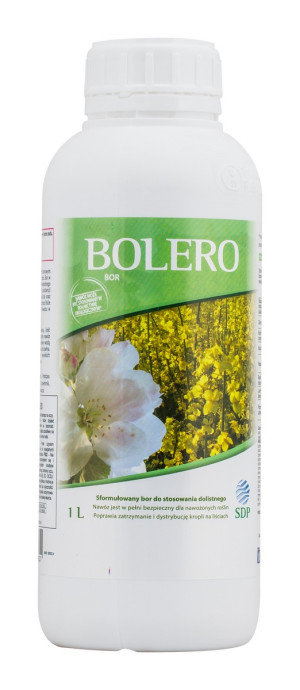 Bolero Bor 1l (B) 9,2% - nawóz dolistny na niedobory boru