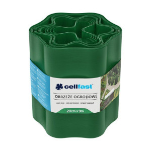 Obrzeże ogrodowe zielone 20 cm x 9 m CELLFAST 30-003