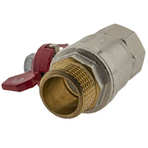 Zawór stalowy 3/4'' GW/GZ PN30 z motylkiem