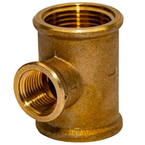 Trójnik redukcyjny 1 1/2''X1"X1 1/2'' z mosiądzu