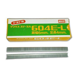 Zszywki 604E-L do Tapenera MAX HT-B i HT-R 4800 szt.