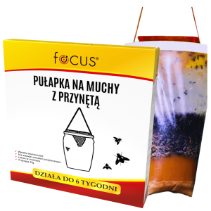 Pułapka wabiąca na muchy i inne owady - worek z przynętą Focus