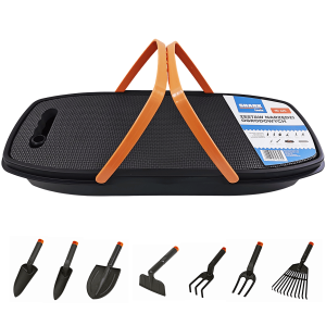 Zestaw narzędzi ogrodowych 10 szt. z  koszykiem Shark Tools 