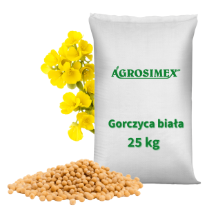 Gorczyca biała na poplon nasiona 25kg