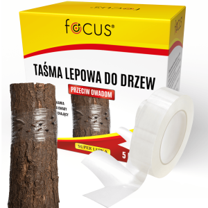 Lep do drzew – taśma lepowa na mrówki i szkodniki Focus 5 m × 5 cm
