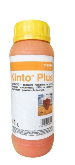 Kinto Plus 1l (fludioksonil, fluksapyroksad, tritikonazol) - zaprawa do nasion zbóż ozimych i jarych