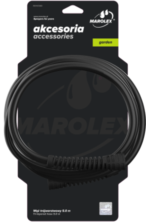 Wąż Marolex z nakrętkami 500 cm uniwersalny /R011C/500/
