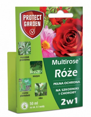 Multirose 2W1 50 ml - ochrona róż przed chorobami i szkodnikami w ogrodzie