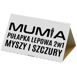 Pułapka lepowa na myszy i szczury 2w1 Mumia 280 x 135 mm