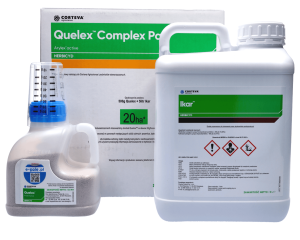 Quelex Complex Pak 20HA - Quelex 0,5kg (florasulam, halauksyfen metylu)  + Naceto 5l (diflufenikan, flufenacet)
