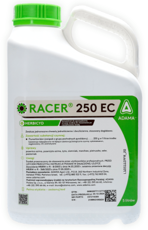 RACER 250 EC 5L (flurochloridon) - herbicyd