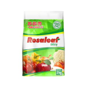 Nawóz NPK 20-20-20-2 Rosaleaf zielony 2kg