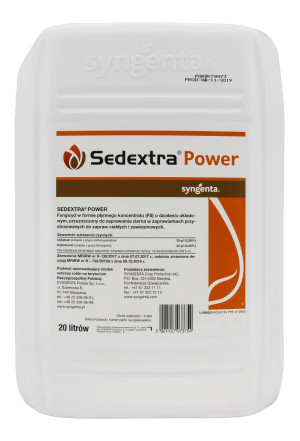 Sedextra Power 20l (sedaksan, fludioksonil) - zaprawa fungicydowa do zbóż jarych i ozimych